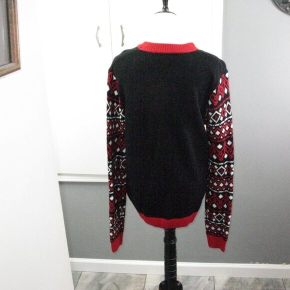 You Look Ugly Today Embellished Ugly Christmas Sweater Size Medium - Picture 4 of 5